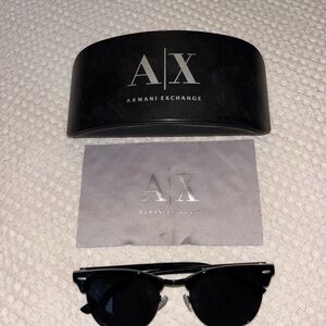 Armani Exchange Classic Black Sunglasses